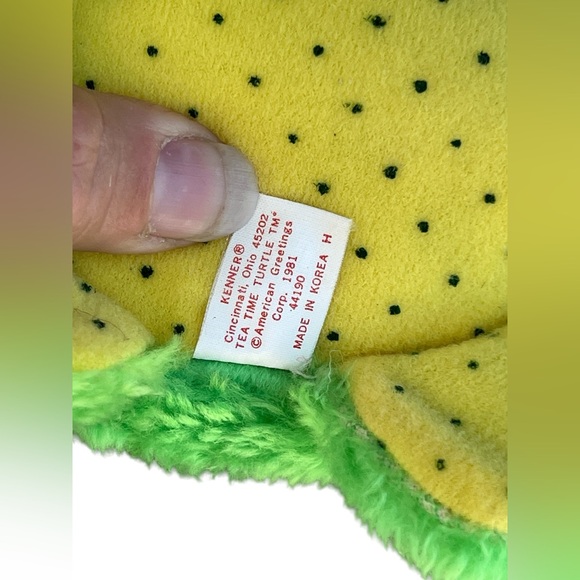 Vintage Collectible Tea Time Turtle Friend of Apple Dumplin Strawberry Shortcake - Picture 5 of 6